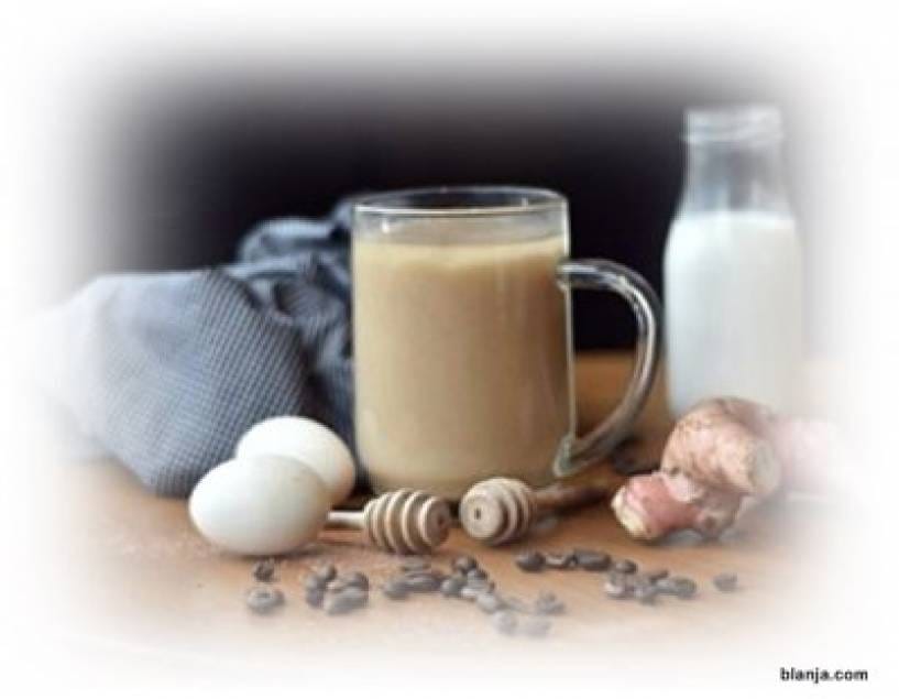 STMJ, Healthy Indonesian Drink from Ginger, Eggs, Milk and Honey
